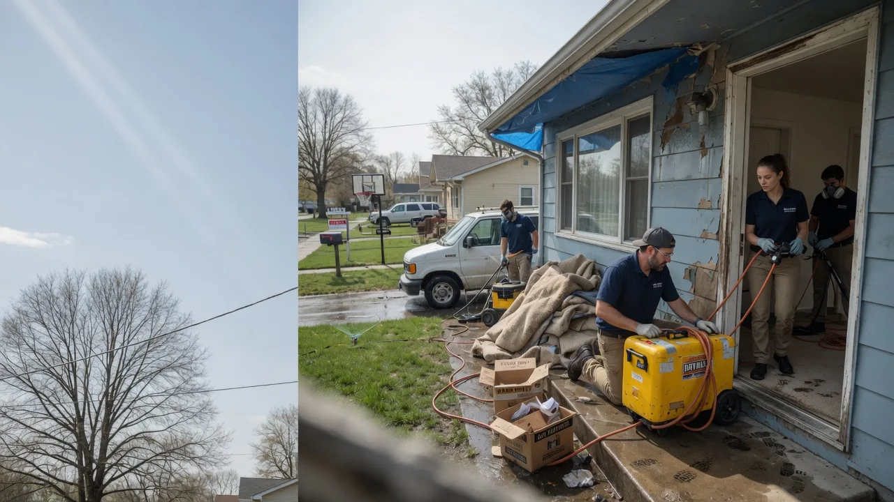 Basement Flood Cleanup in Fults, IL near me